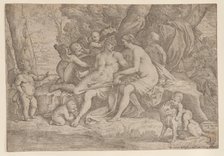 Mars and Venus, 1635-49. Creator: Fabrizio Chiari.