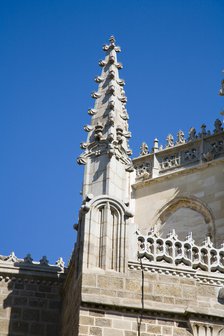 Architectural detail, Monastery of San Juan de los Reyes, Toledo, Spain, 2007. Artist: Samuel Magal
