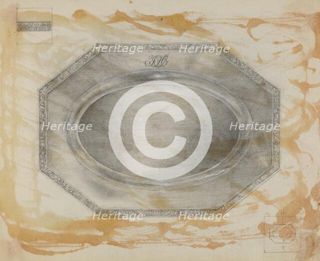 Silver Platter, 1935/1942. Creator: Alfred Nason.