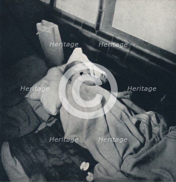 'Sleeping baby', 1941. Artist: Cecil Beaton.