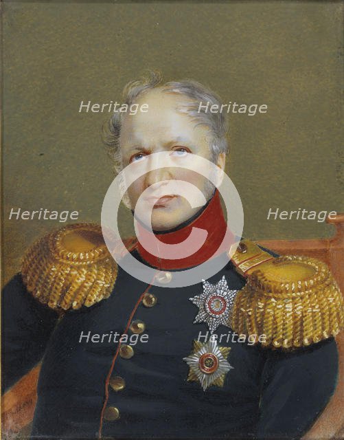 Portrait of Count Yegor Frantsevich Kankrin (1774-1845). Creator: Winberg, Ivan Andreyevich (?-1851).