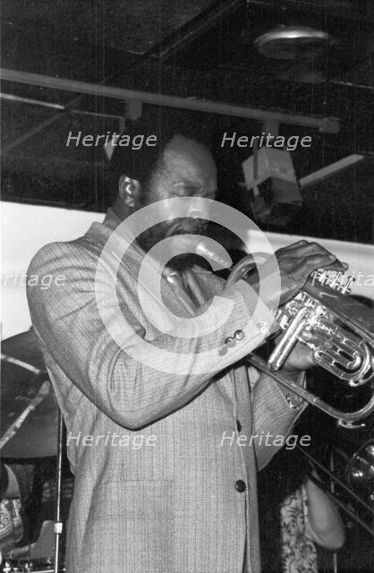 Thad Jones, Ronnie Scott's Jazz Club, Soho, London, 1973. Creator: Brian O'Connor.