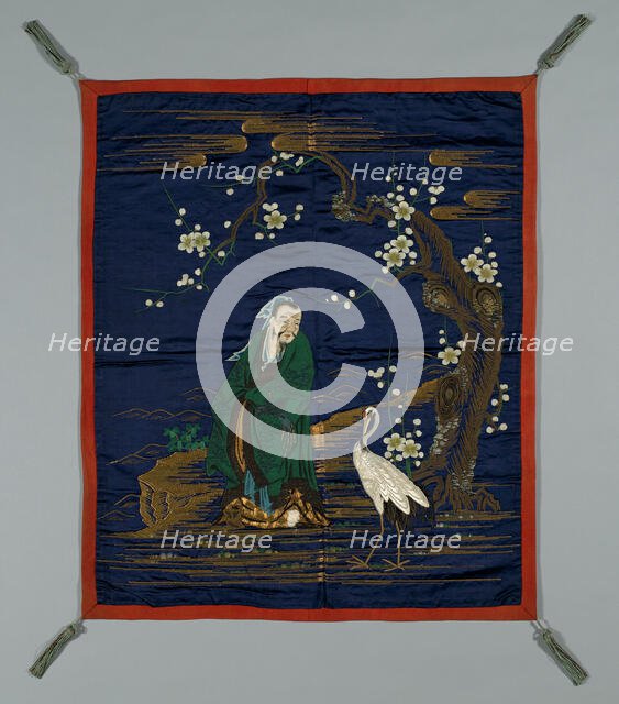 Fukusa (Gift Cover), Japan, late Edo period (1789-1868)/ Meiji period (1868-1912), 1870/95. Creator: Unknown.