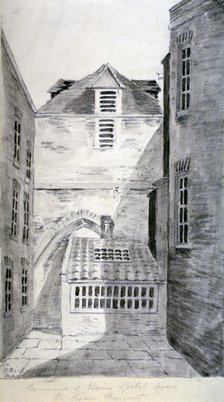 Church of St Alfege, London Wall, London, 1805. Artist: Anon