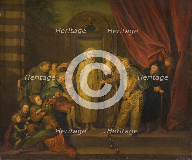 The Italian Comedians (copy), 19th century. Creator: Anon.