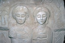 Detail of a gravestone from Asia Minor, 1st century. Artist: Unknown