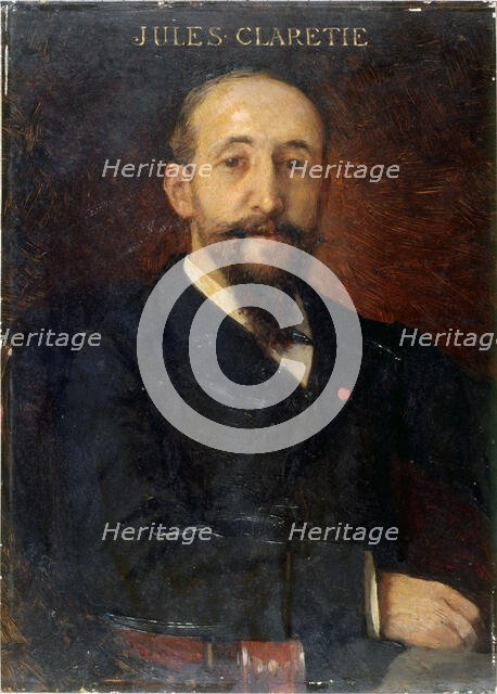 Jules Claretie (1840-1913), administrator at the Comedie-Francaise, between 1880 and 1890. Creator: Unknown.