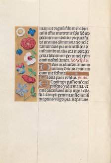 Hours of Queen Isabella the Catholic, Queen of Spain: Fol. 84v, c. 1500. Creator: Master of the First Prayerbook of Maximillian (Flemish, c. 1444-1519); Associates, and.