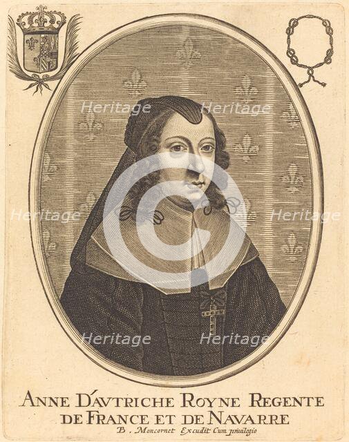 Anne of Austria. Creator: Balthasar Moncornet.