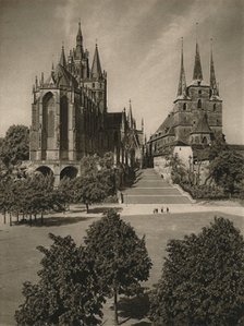 'Erfurt. Cathedral and Severi Church', 1931. Artist: Kurt Hielscher.