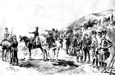 The Spanish-American War: types of Spanish troops in field uniform, 1898. Creator: Unknown.