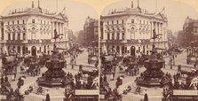 In the Heart of Modern Babylon, Piccadilly Circus, London, England, 1850s-1910s. Creator: Strohmeyer & Wyman.