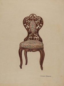 Chair, 1941. Creator: Charles Goodwin.