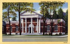 Ferguson Library, Stamford, Connecticut, USA, 1940. Artist: Unknown