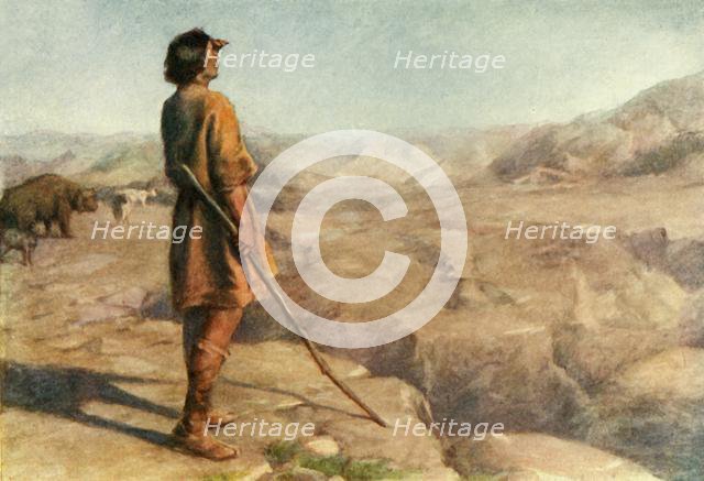 'The mountain Shar where Milosh-the-Shepherd tarried with his flocks', 1917. Creator: Unknown.