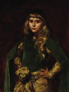 Natalie at Ten, 1887. Creator: Charles Emile Auguste Carolus-Duran.