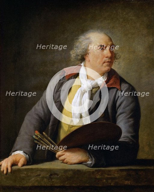 Portrait of Hubert Robert (1733-1808), 1788.