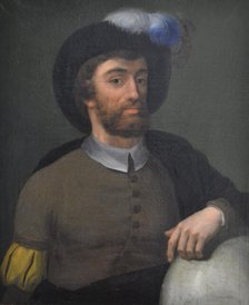 Portrait of Juan Sebastián Elcano (1486-1526), 19th century. Creator: Anonymous.