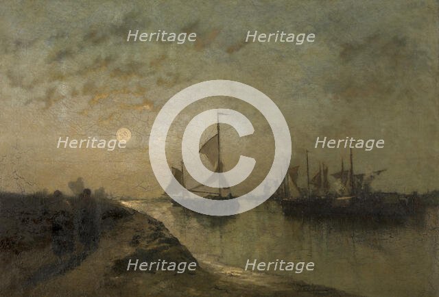 Summer Evening, mid-late 19th century. Creator: Egidius Franciscus Leemans.