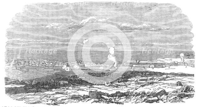 Sebastopol during the Siege - general view, 1854. Creator: Unknown.