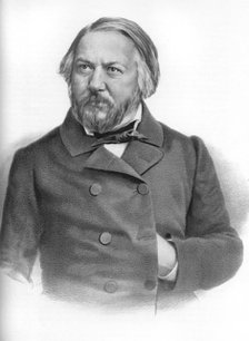 Mikhail Ivanovich Glinka (1804-1857), Russian composer. Artist: Unknown