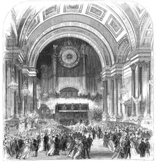 Visit of the Prince of Wales to Leeds: the Mayor's Ball at the Townhall, 1868.  Creator: Unknown.