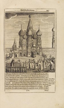 Illustration from: Vermehrte Newe Beschreibung der Muscowitischen und Persianischen Reyse, 1656. Creator: Olearius, Adam (1599-1671).