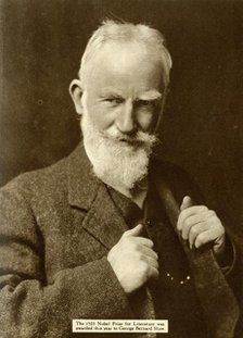George Bernard Shaw, 1926, (1935). Creator: Unknown.