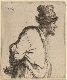 Peasant with His Hands behind His Back, 1631. Creator: Rembrandt Harmensz van Rijn.