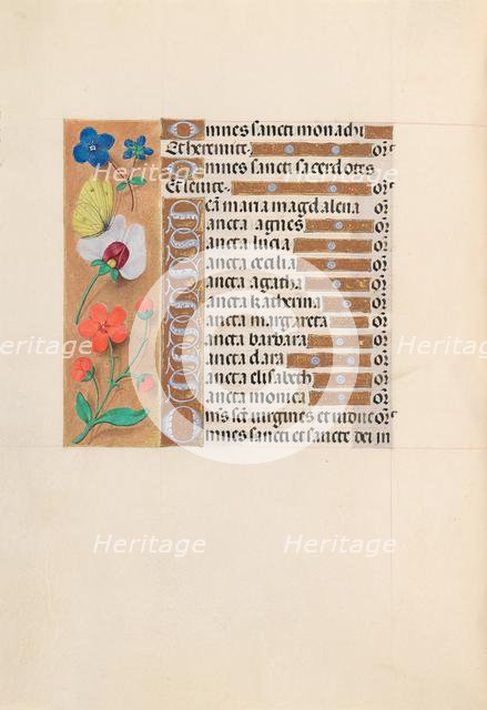 Hours of Queen Isabella the Catholic, Queen of Spain: Fol. 212v, c. 1500. Creator: Master of the First Prayerbook of Maximillian (Flemish, c. 1444-1519); Associates, and.