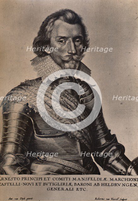 Count Ernst von Mansfeld, German general of the Thirty Years War, 17th century (1894). Artist: Robert van Voerst.