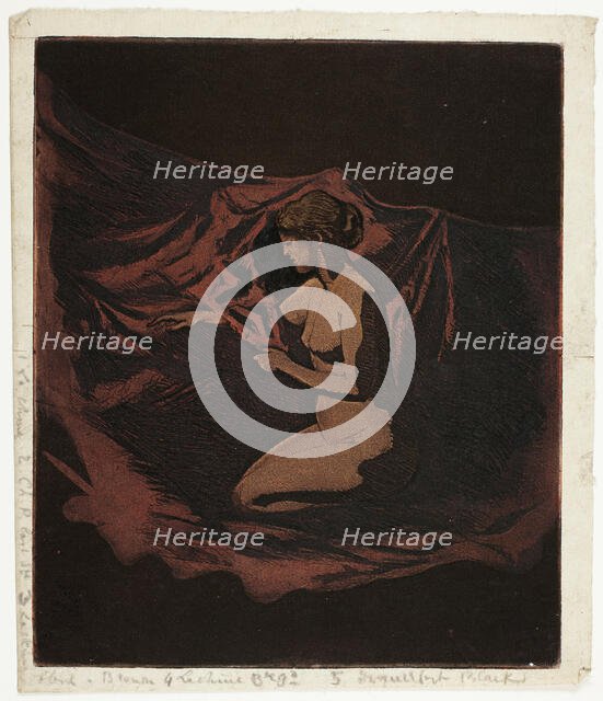 Embers Glow, 1890-97. Creator: Theodore Roussel.