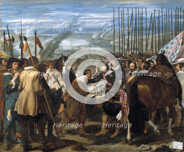 The Surrender of Breda (Las lanzas), 1635. Artist: Velàzquez, Diego (1599-1660)
