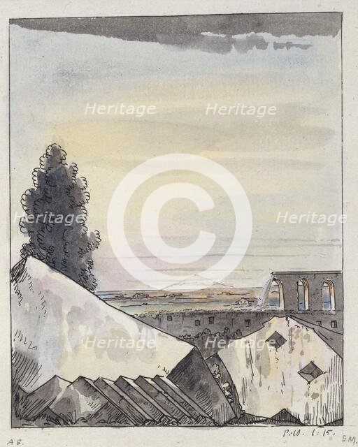 Ruins outside Syracuse, 1786.  Creator: Elias Martin.