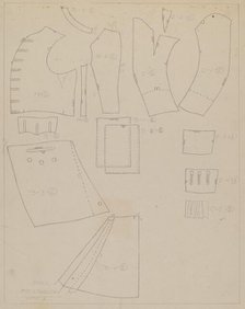 Suit Pattern, c. 1938. Creator: Henry De Wolfe.