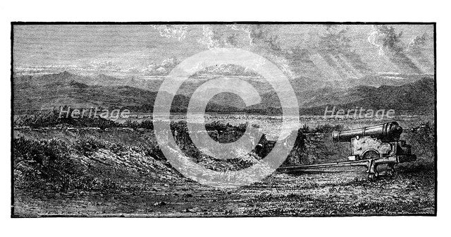 Interior of the Citadel, Quebec, 19th century. Artist: Unknown