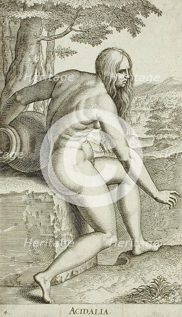 Acidalia, 1587. Creator: Philip Galle.