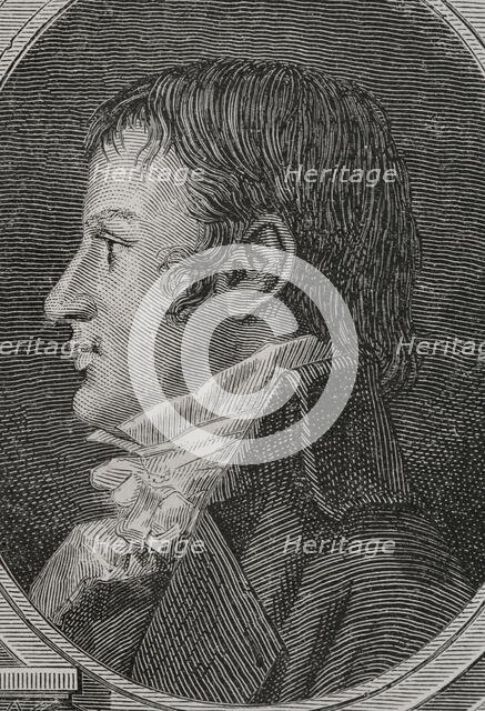 Etienne Geoffroy Saint-Hilaire, (1772-1844), French naturalist, 1879.  Creator: Unknown.