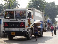 Ashok Leyland truck in West Bengal, India, 2019. Creator: Unknown.