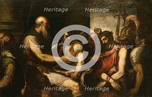Christ before Pilate, mid-16th century. Creator: Andrea Schiavone.