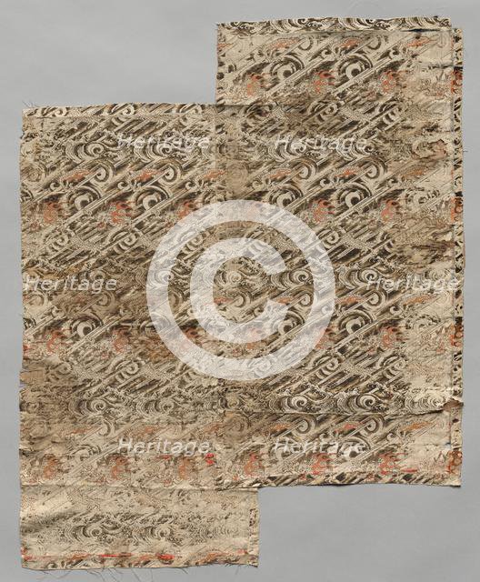 Brocaded Silk, 1700s. Creator: Unknown.