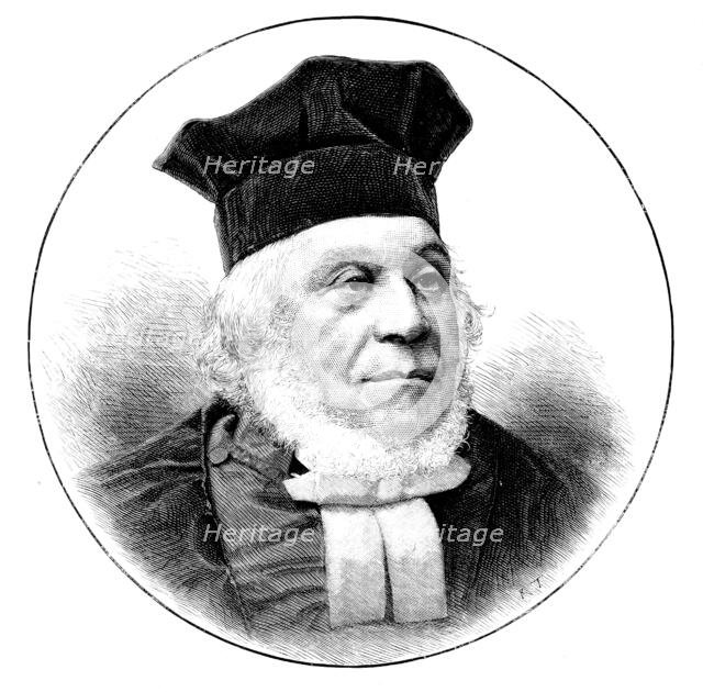 The late Rev. Dr. Adler, Chief Rabbi of the English Jewish Congregations, 1890. Creator: Unknown.