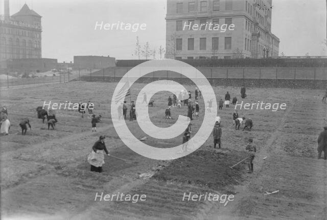 Rockefeller garden, 1917. Creator: Bain News Service.