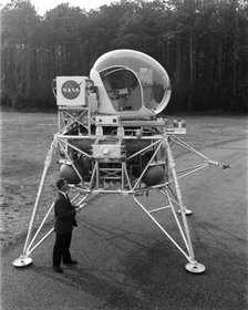 Lunar Landing Vehicle, USA, 1963.  Creator: NASA.