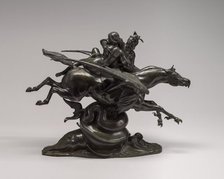 Roger and Angelica on the Hippogriff, model c. 1840, cast by 1873. Creator: Antoine-Louis Barye.