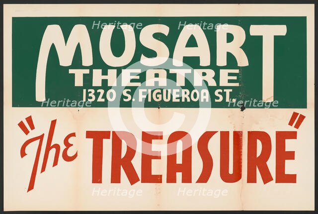 The Treasure, Los Angeles, 1937. Creator: Unknown.