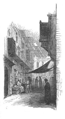 'Street in Suez', c1882. Artist: Unknown.