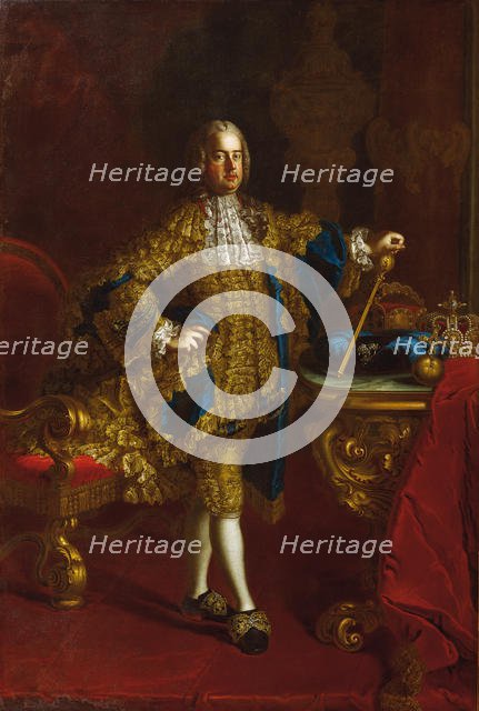 Portrait of Emperor Francis I of Austria (1708-1765), Between 1745 and 1765. Creator: Mijtens (Meytens), Martin van, the Younger (1695-1770).