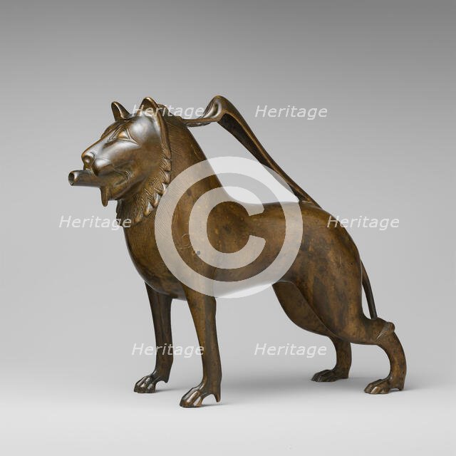 Aquamanile in the Form of a Lion, German, late 13th century-early 14th century. Creator: Unknown.