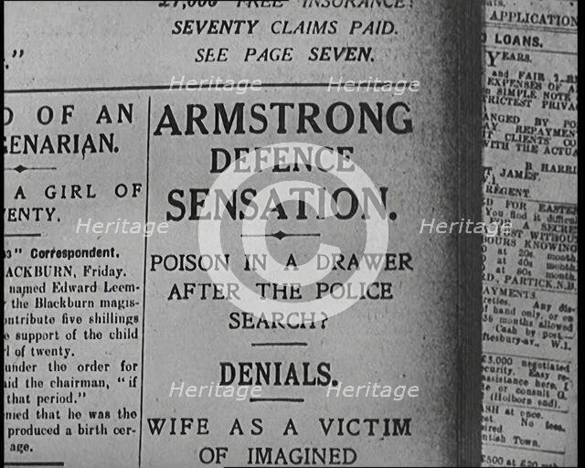 A Cover of One of Alfred Harmsworth, 1st Viscount Northcliffe's Newspapers..., 1922. Creator: British Pathe Ltd.